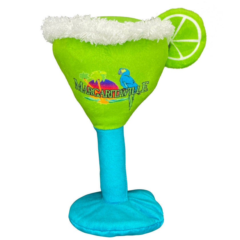 Multipet Margaritaville® Margarita Glass Plush Dog Toy 8
