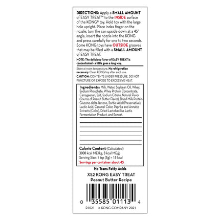 KONG® Easy Treat® Peanut Butter 8 oz