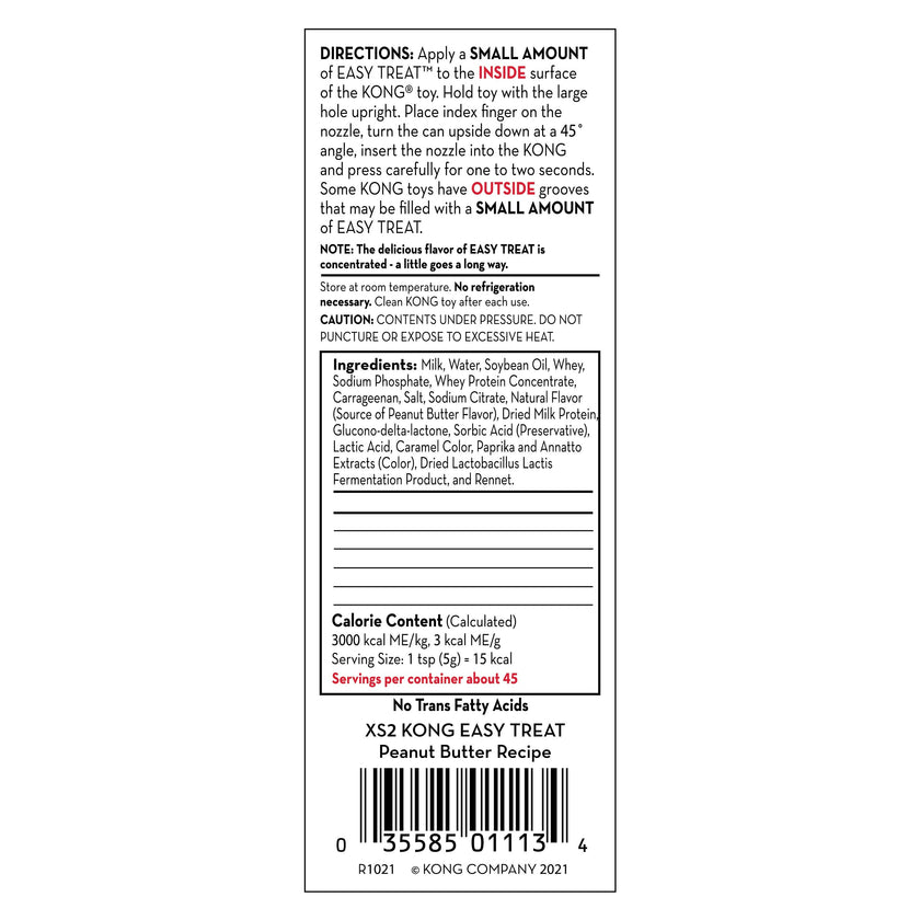 KONG® Easy Treat® Peanut Butter 8 oz