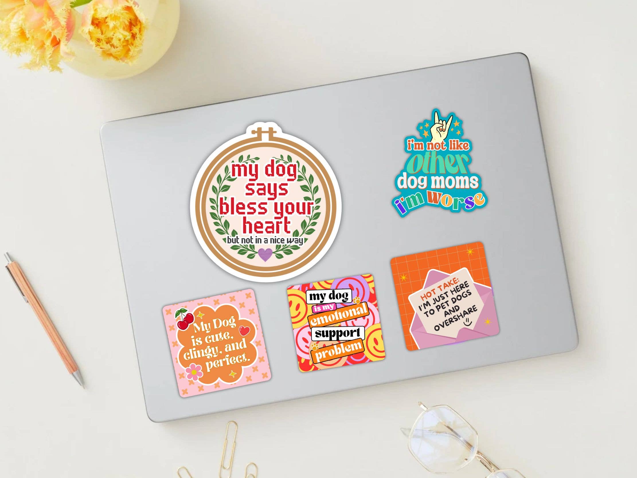 Cute Dog Sticker - My Dog is Cute, Clingy, & Perfect
