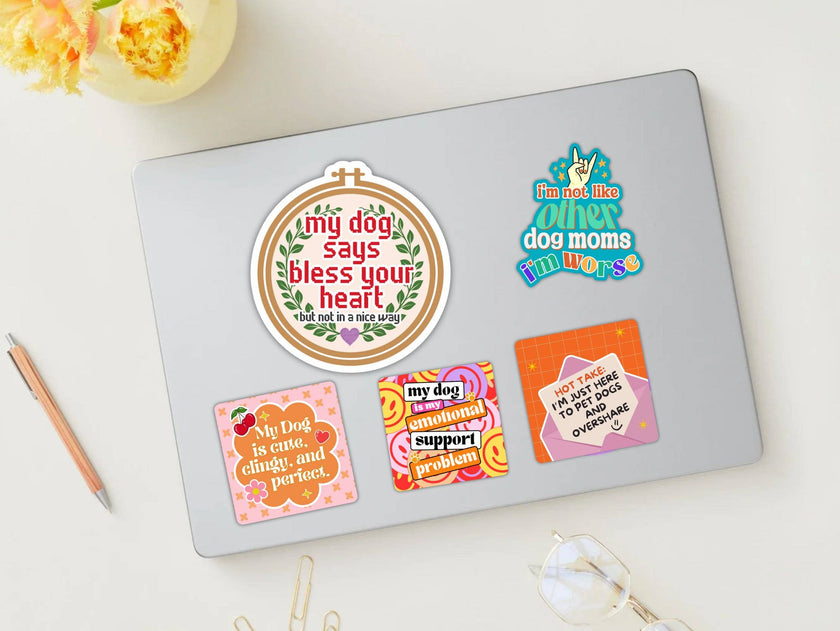 Cute Dog Sticker - My Dog is Cute, Clingy, & Perfect