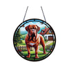 Dogue De Bordeaux Acrylic Suncatcher with Chain