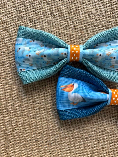 Seagulls & Pelicans Bundle Velcro Collar Bow Tie for Cat and Dogs