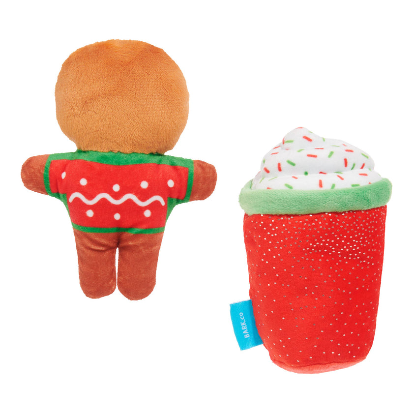 BARK Ginger Brew Crew Dog Toy