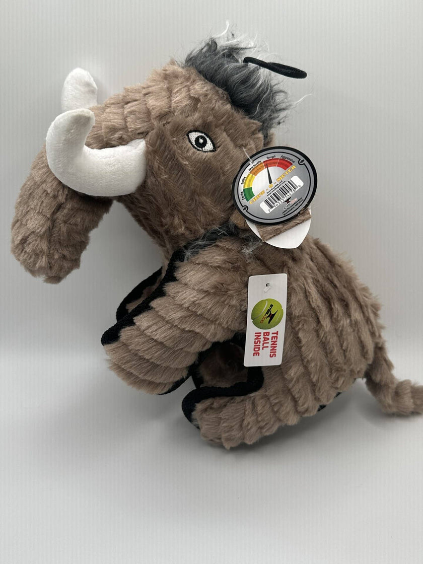 Ruffian Dino Woolly Mammoth Dog Toy