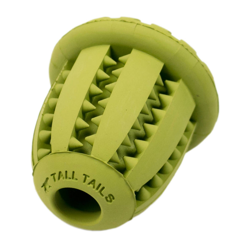 Dog Toy Green Acorn Natural Rubber Toy