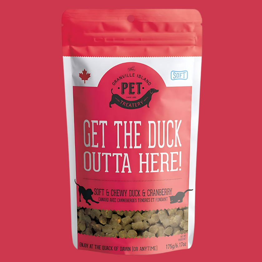 Duck & Cranberry Soft Dog Treats: Chewy & All-Natural