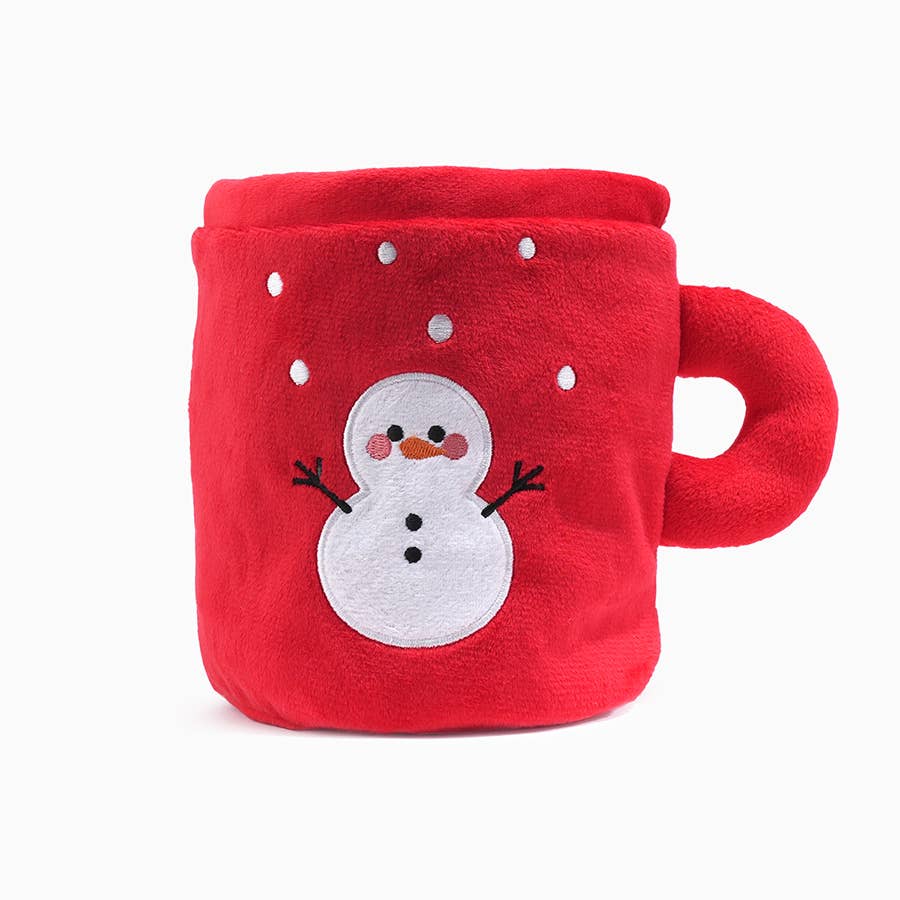 Dog Toy Hot Chocolate Christmas Happy Woofmas Plush Toy Set