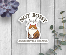 Bossy Cat Vinyl Sticker