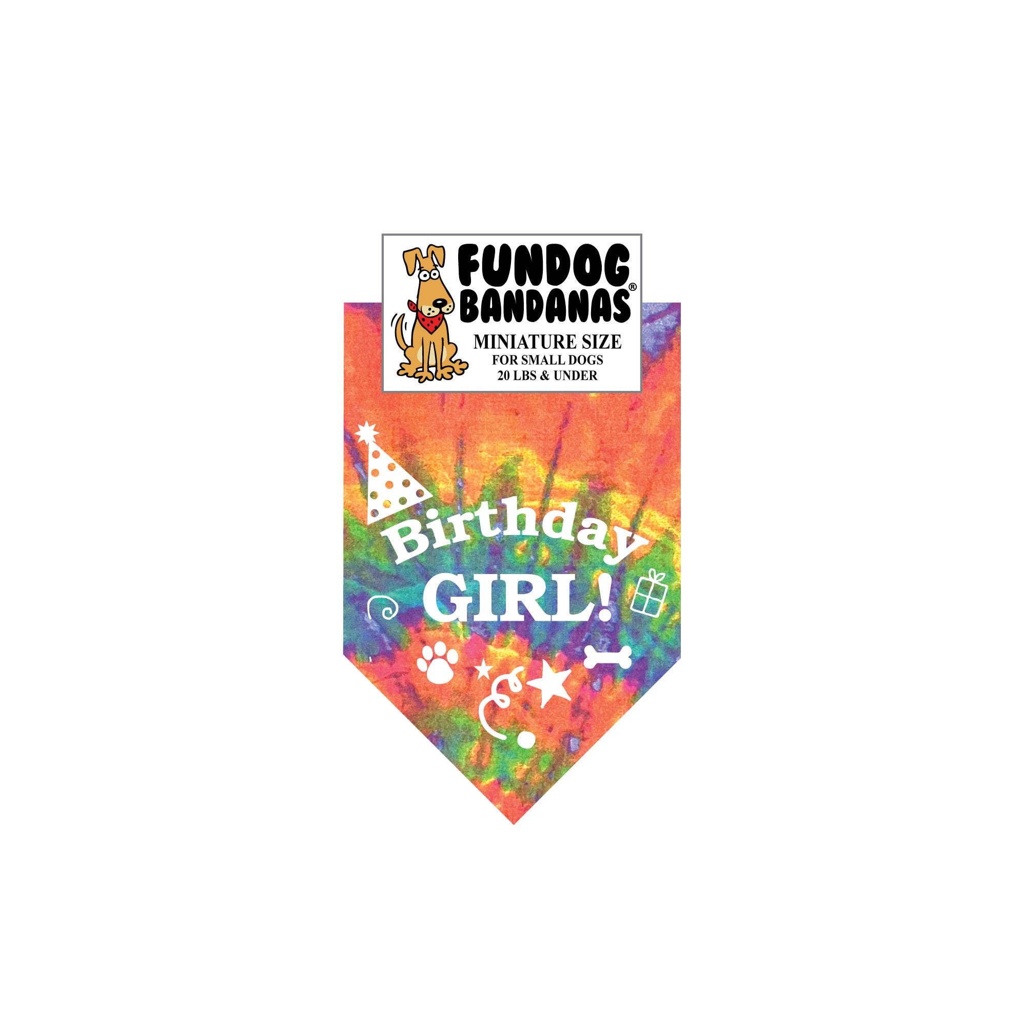 Birthday Girl Dog Bandana