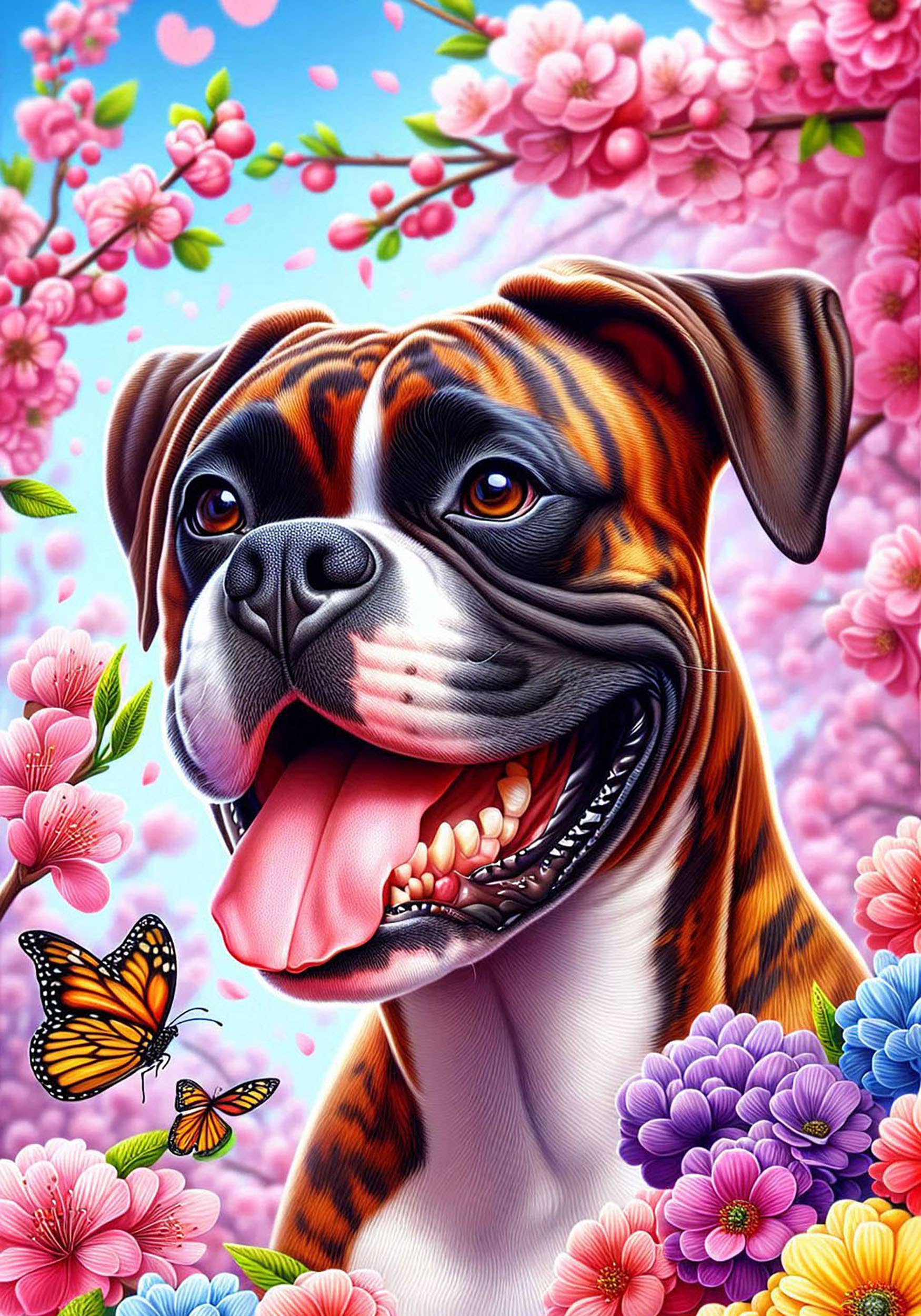 Boxer Brindle -  DCR Spring II House Flag