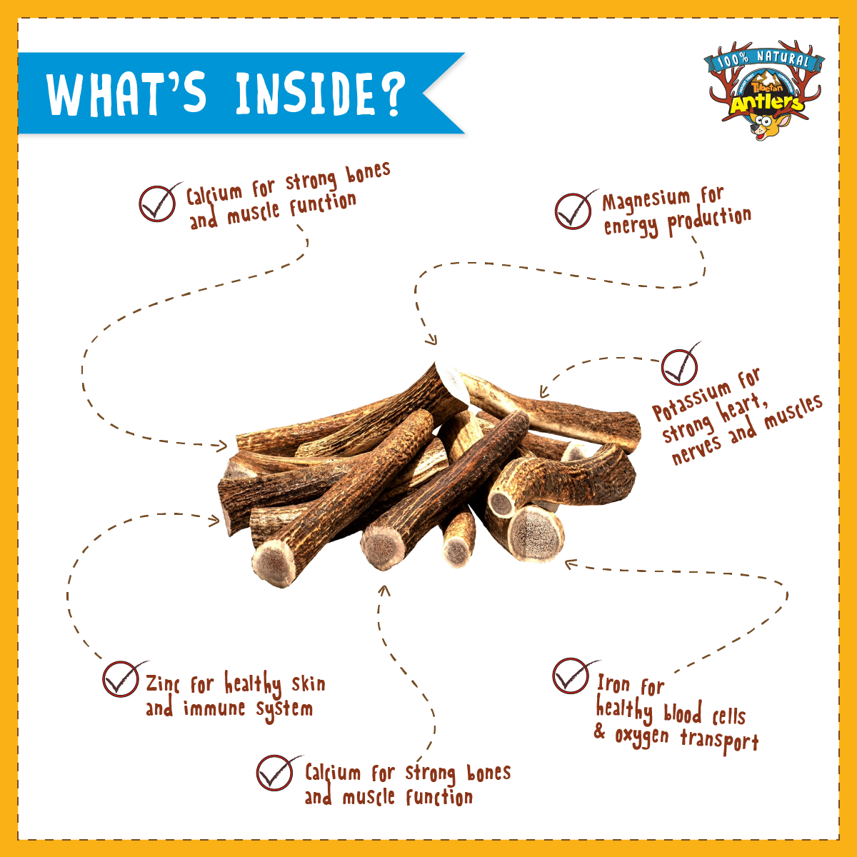 Tibetan Split Antler-Jumbo