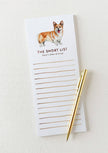 Corgi Short List Notepad