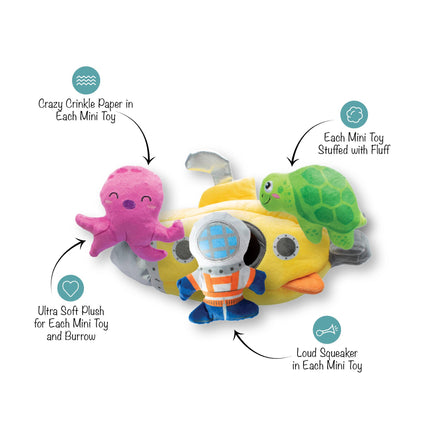 Dog Toy Hide & Seek Into The Deep Set