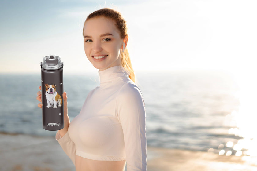 Bulldog Stainless Steel Water Bottle 24 Oz. Serengeti