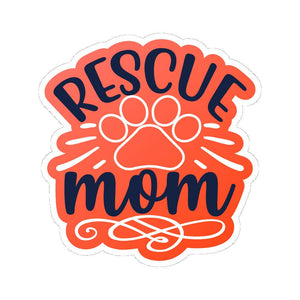 Rescue Mom - Vinyl Sticker