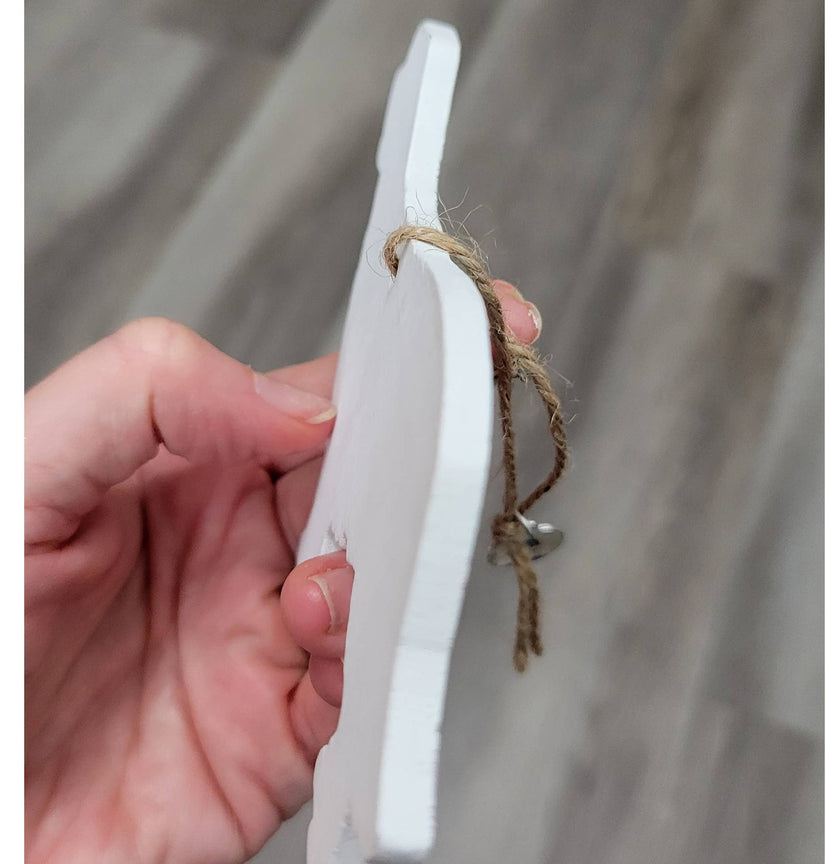 Dog Shaped Wood Ornament with Map -Custom Location!