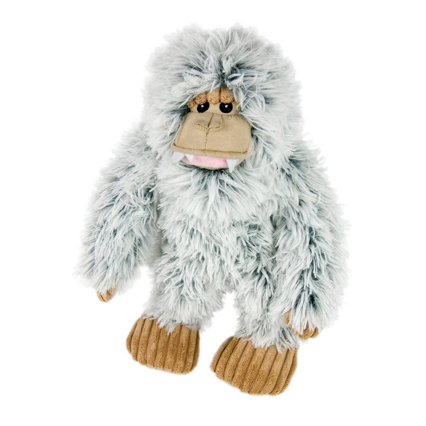 Dog Toy Yeti Grey Plush Yeti With Squeaker Toy