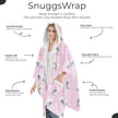 Bichon Frise Snugg Wraps with Hoodie – Ultra Soft Sherpa Fleece Wrap for Pet Lovers