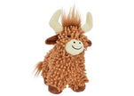 Multipet Floppy Highland Cow Dog Toy 10