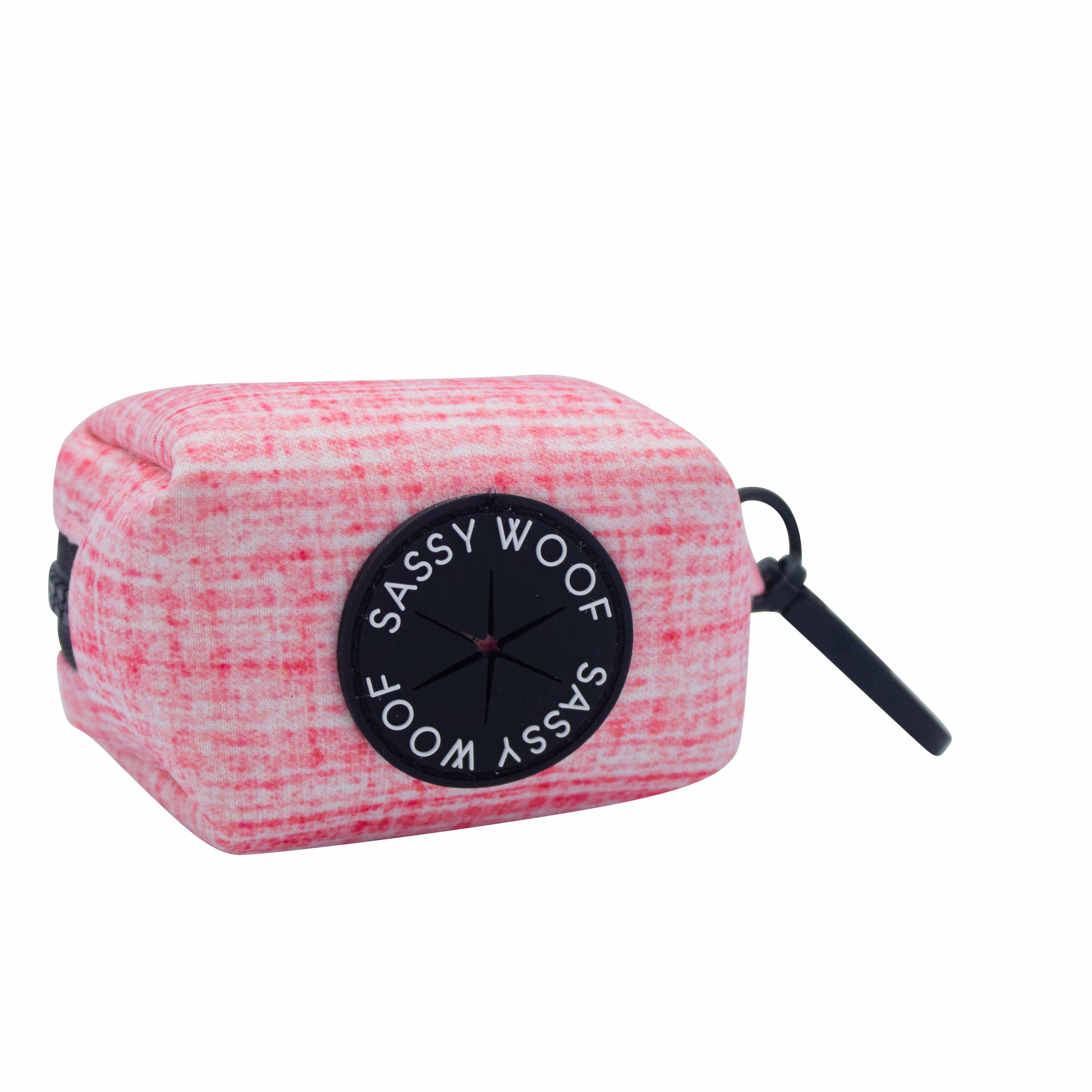 Dog Waste Bag Holder Dolce Rose With Clasp