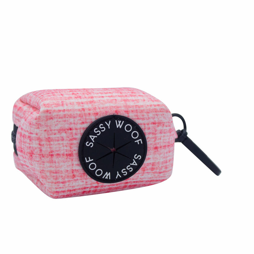 Dog Waste Bag Holder Dolce Rose With Clasp