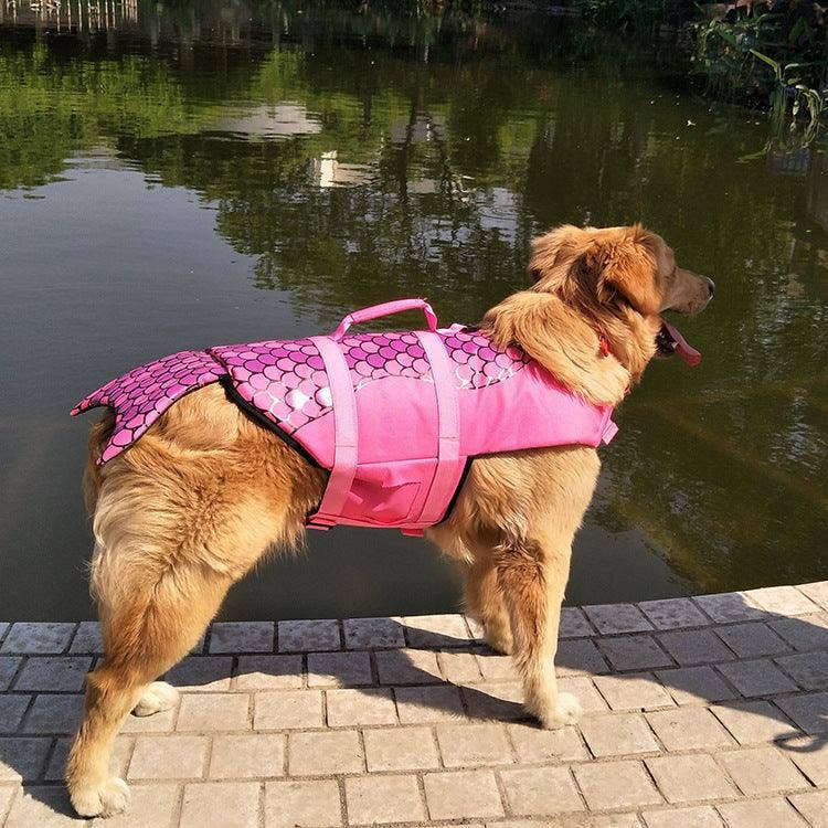 Shark Mermaid Pet Life Jacket