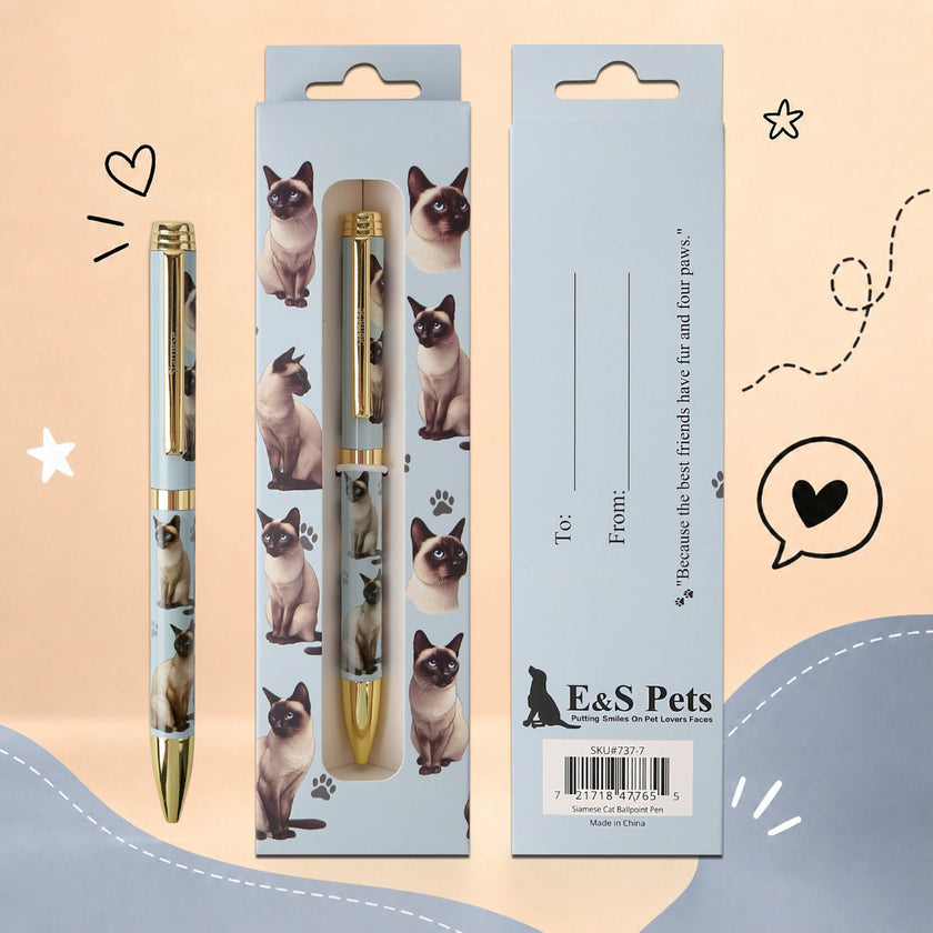 Siamese Cat Pet Lover Ballpoint Pen
