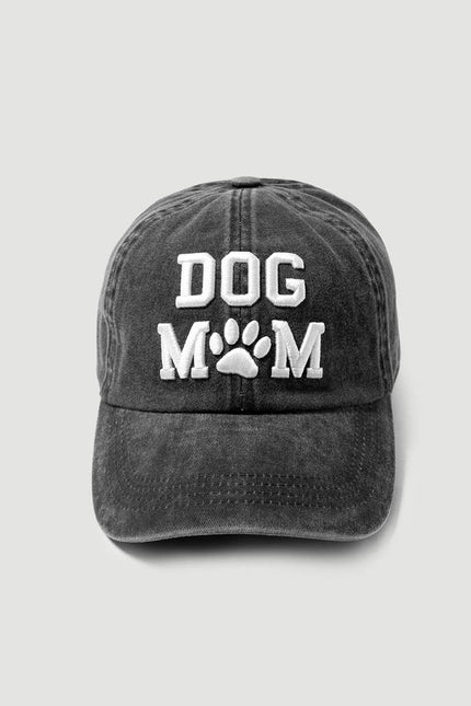 Dog Mom Embroidered Baseball Cap