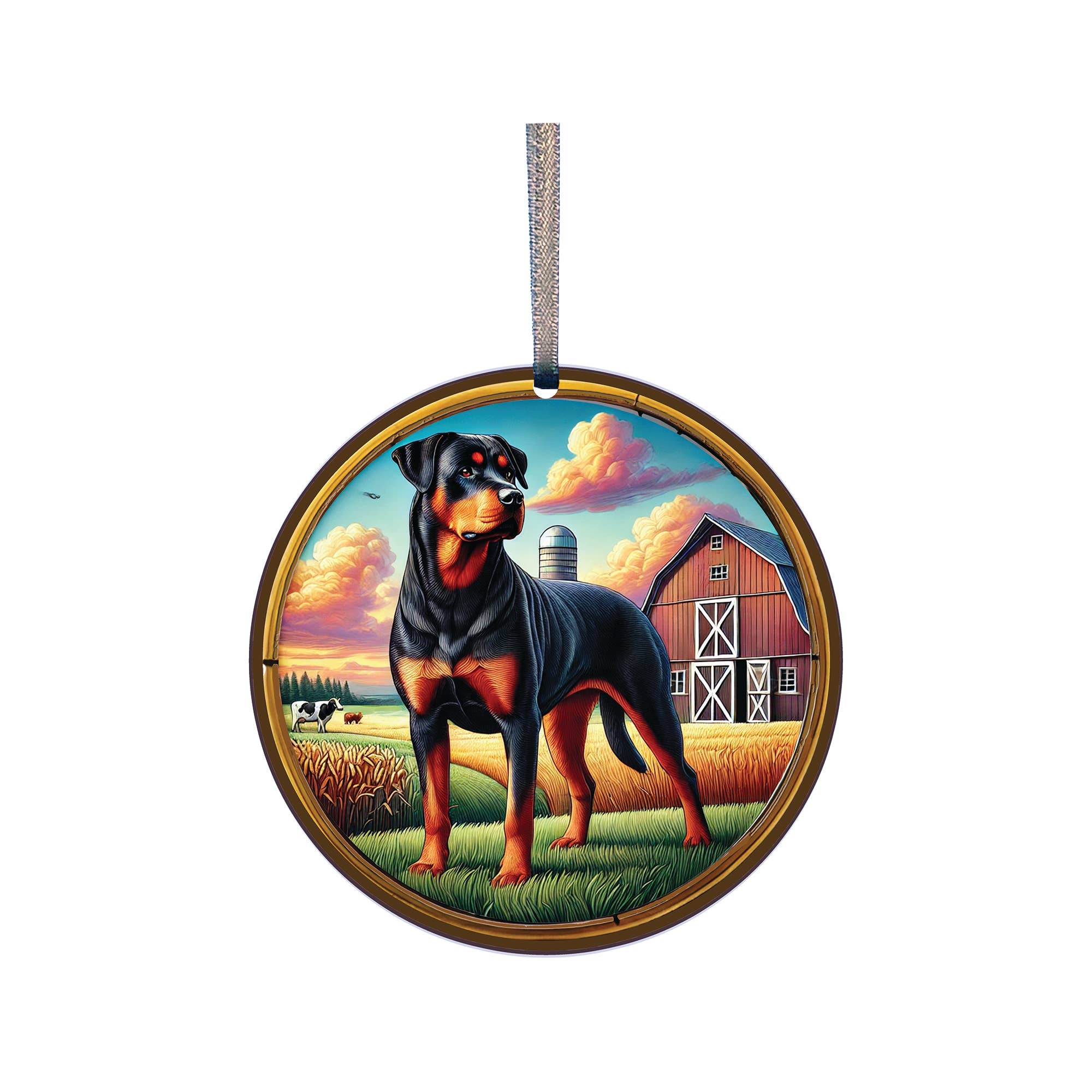 Beauceron Acrylic Window Ornament