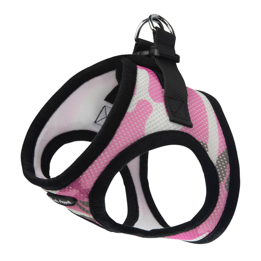 Plaid Mesh Step in Harness