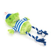 Nautical Alligator Dog Toy