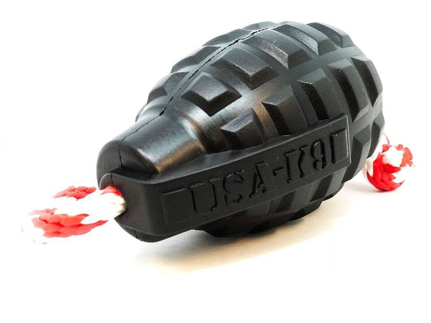 Dog Toy SP USA-K9 Magnum Grenade Dog Chew Toy Black