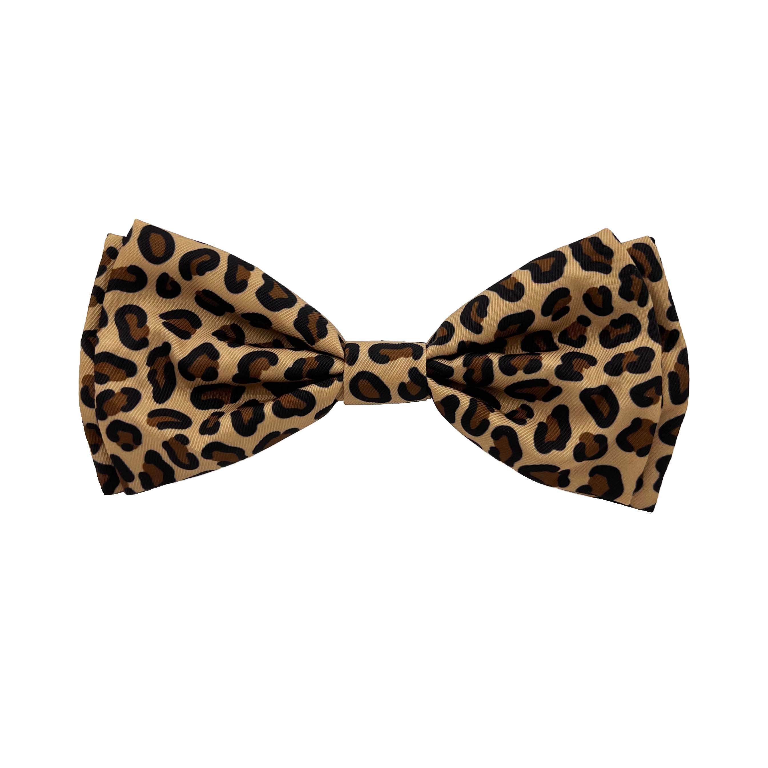 H&K Bow Tie Tan Leopard