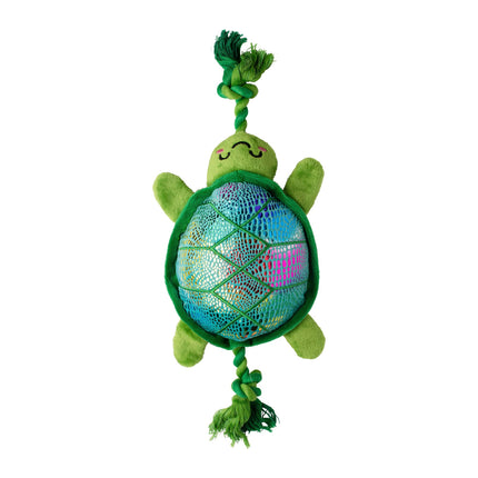 Dog Toy Turtle Shello There Plush Rope Toy