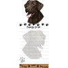 Labrador Chocolate Magnetic List Pad