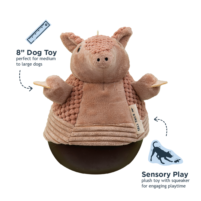 Armadillo Roly Poly Dog Toy