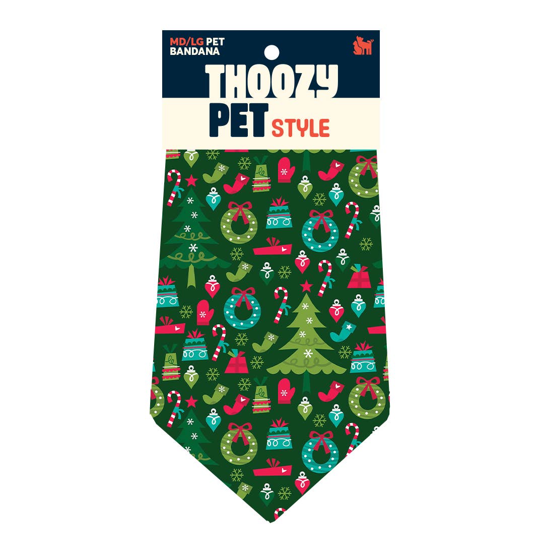 ThoozyPet Deck The Paws Bandana