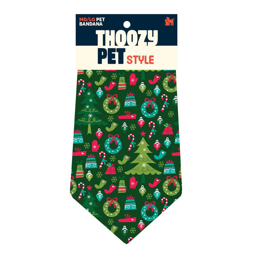 ThoozyPet Deck The Paws Bandana