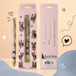 Yorkie Puppy Cut Pink Pet Lover Ballpoint Pen