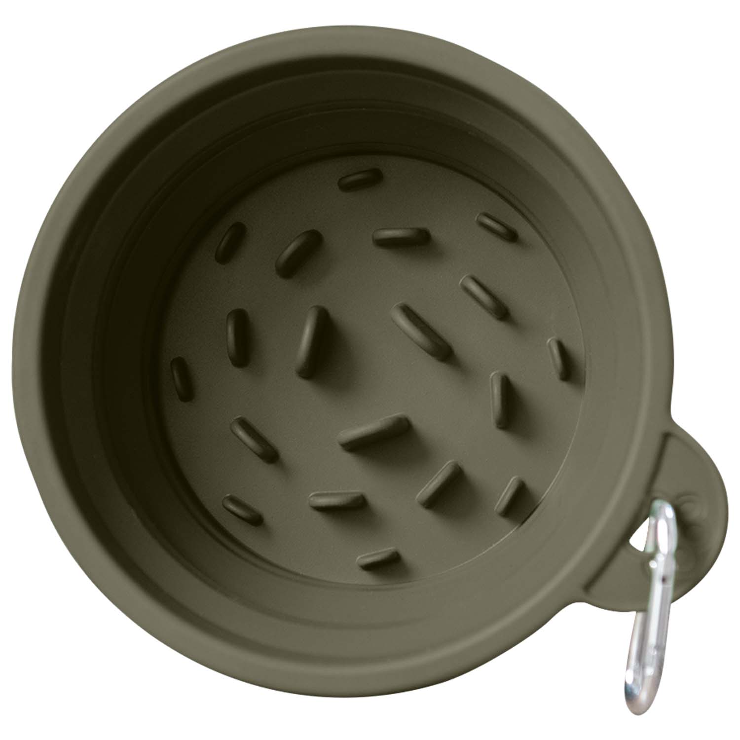 Travel Slow Feeder Dog Bowl with Non-Slip Suction Bottom