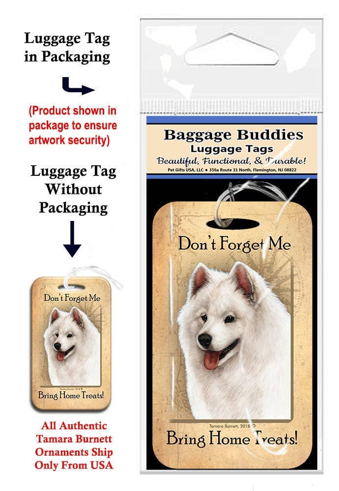 Samoyed Baggage  Luggage Tag