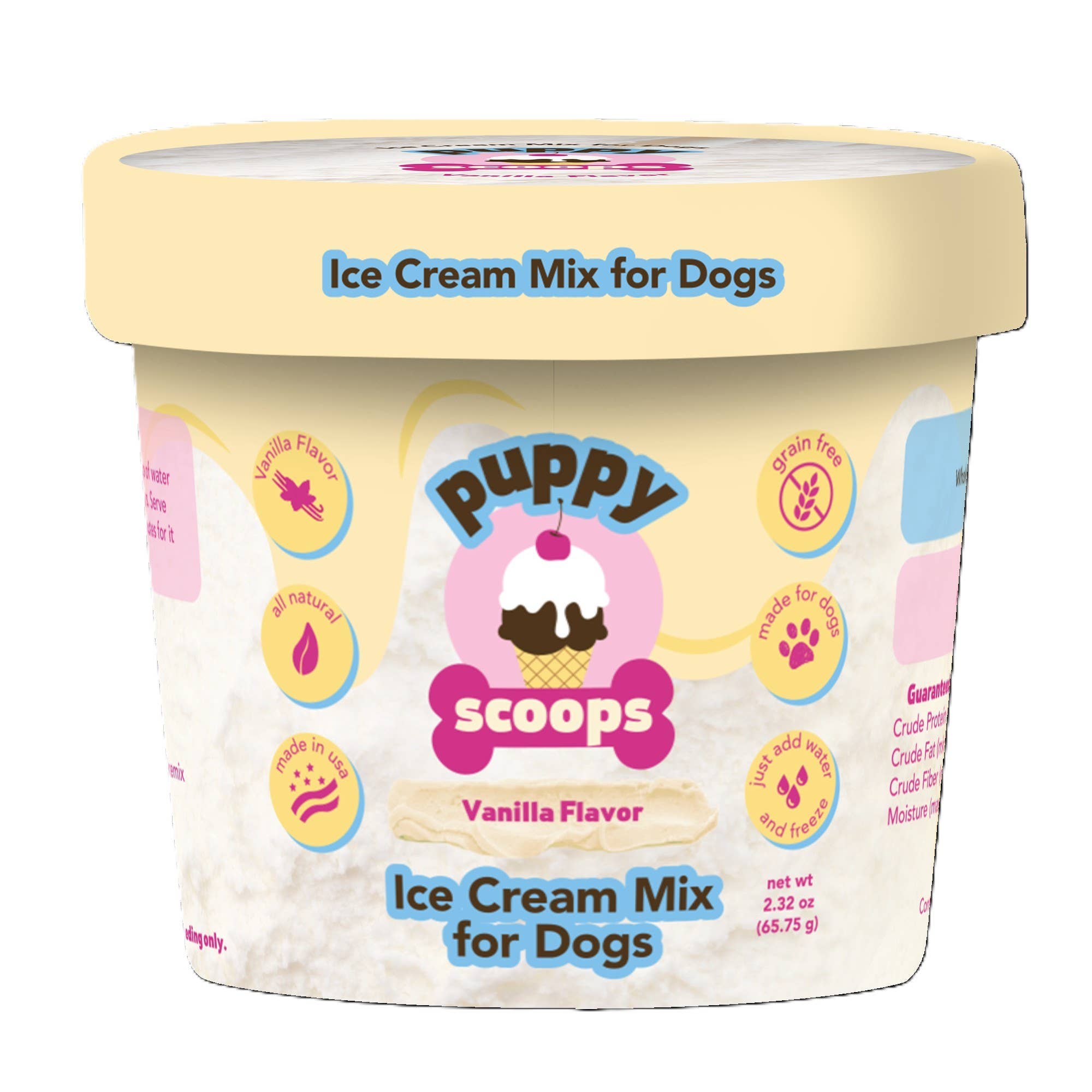 Puppy Scoops Ice Cream Mix for Dogs