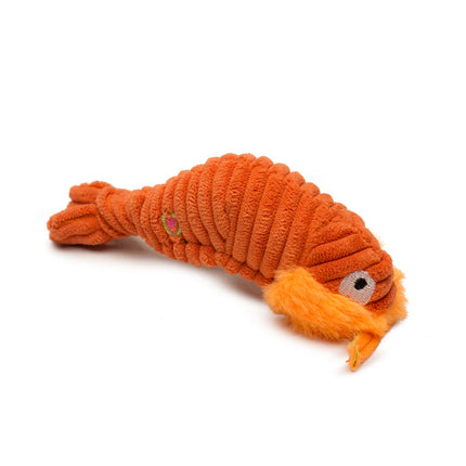 Wee Huggles Shrimp Dog Toy