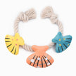 Dog Toy Rope Shell Necklace Pirate Pups Rope Toy