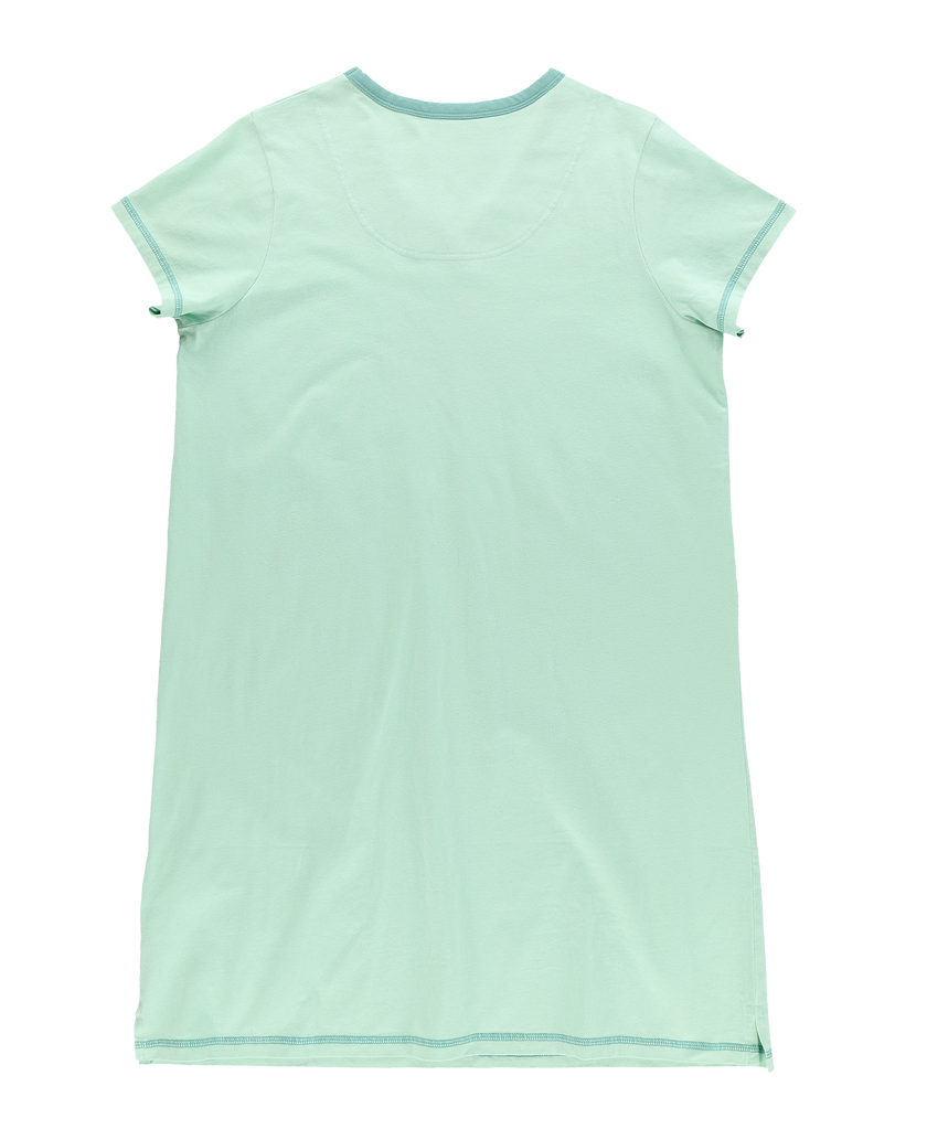PJ Nightgown Dog Mom V-Neck Nightshirt