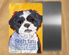 Shih Tzu (Black & White) -UD Metal Sign