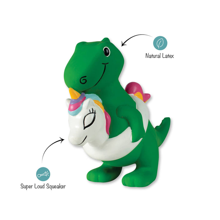 Dog Toy Dinosaur Pool Side Rex Latex Toy