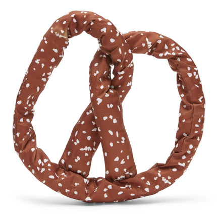 BARK Paula's Park Slope Pretzel Plush Dog Toy M