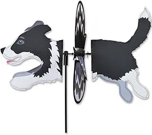 Border Collie Garden Yard Spinner